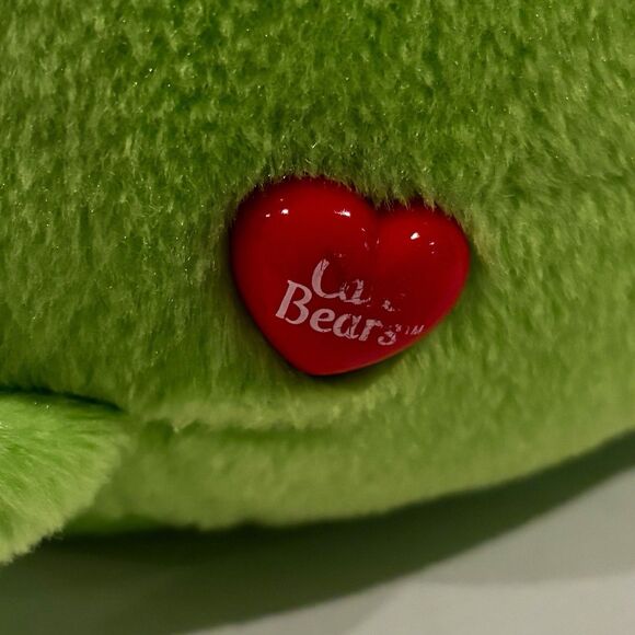 Care Bears Shamrock Green Bear Plush 2004 Nanco Vintage Good Luck - Picture 5 of 7